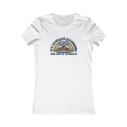 HALLEY'S COMET Cadillac/Spaghetti - Women's Bella Canvas Tee - Simplewear Phish