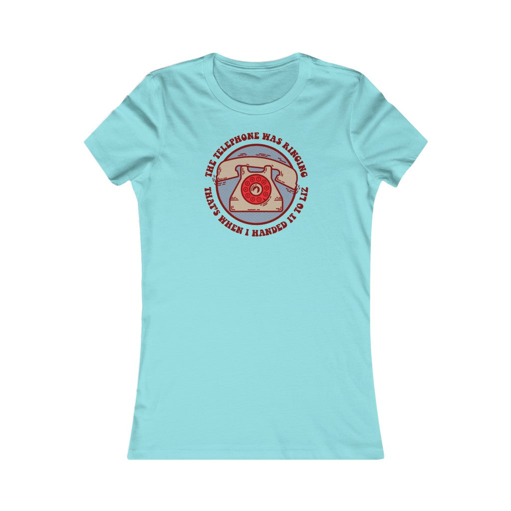 WOLFMAN'S BROTHER Telephone - Women's Bella Canvas Tee - Simplewear Phish