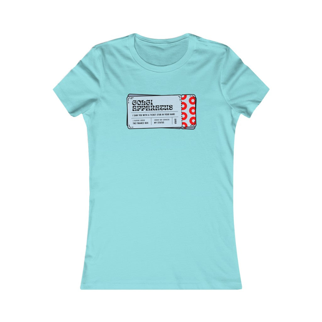 GOLGI APPARATUS Ticket - Women's Bella Canvas Tee - Simplewear Phish