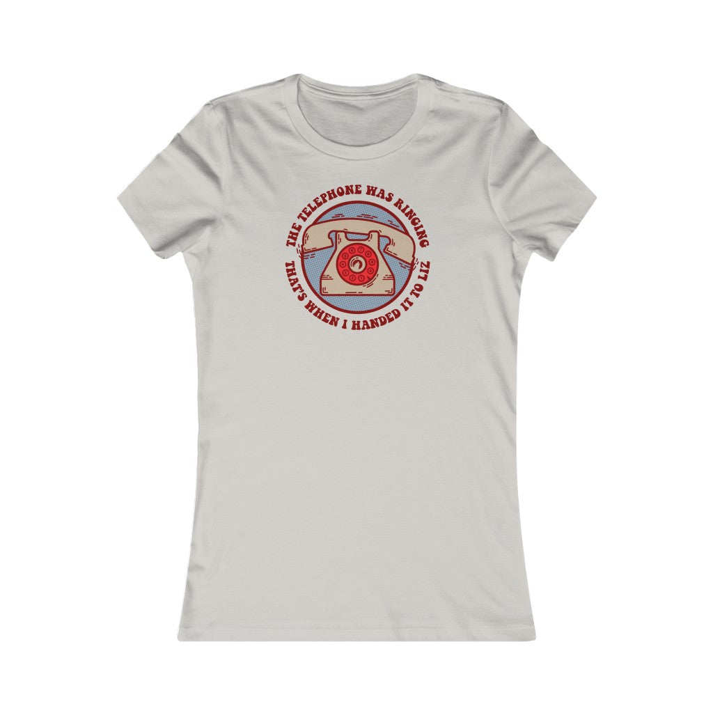 WOLFMAN'S BROTHER Telephone - Women's Bella Canvas Tee - Simplewear Phish