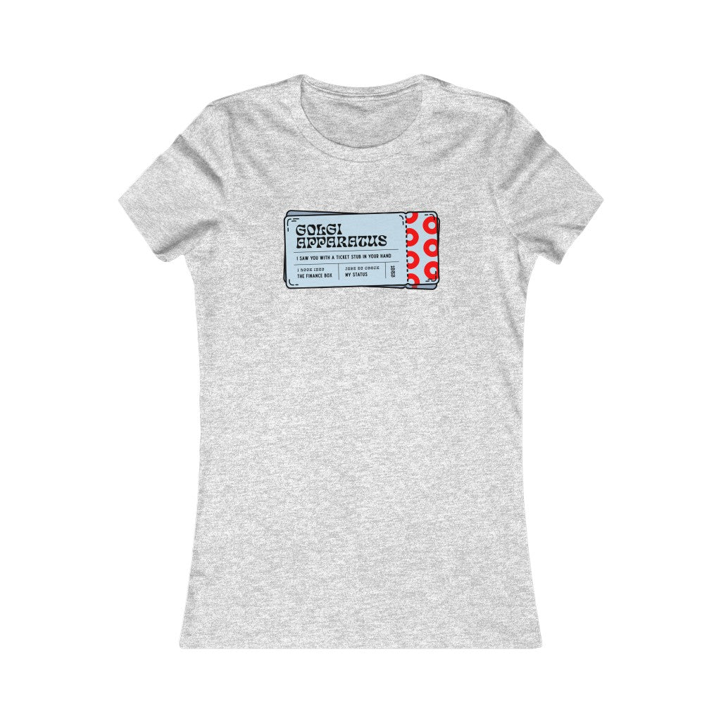 GOLGI APPARATUS Ticket - Women's Bella Canvas Tee - Simplewear Phish