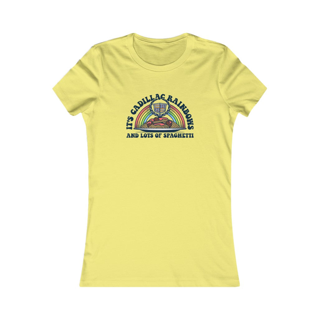 HALLEY'S COMET Cadillac/Spaghetti - Women's Bella Canvas Tee - Simplewear Phish