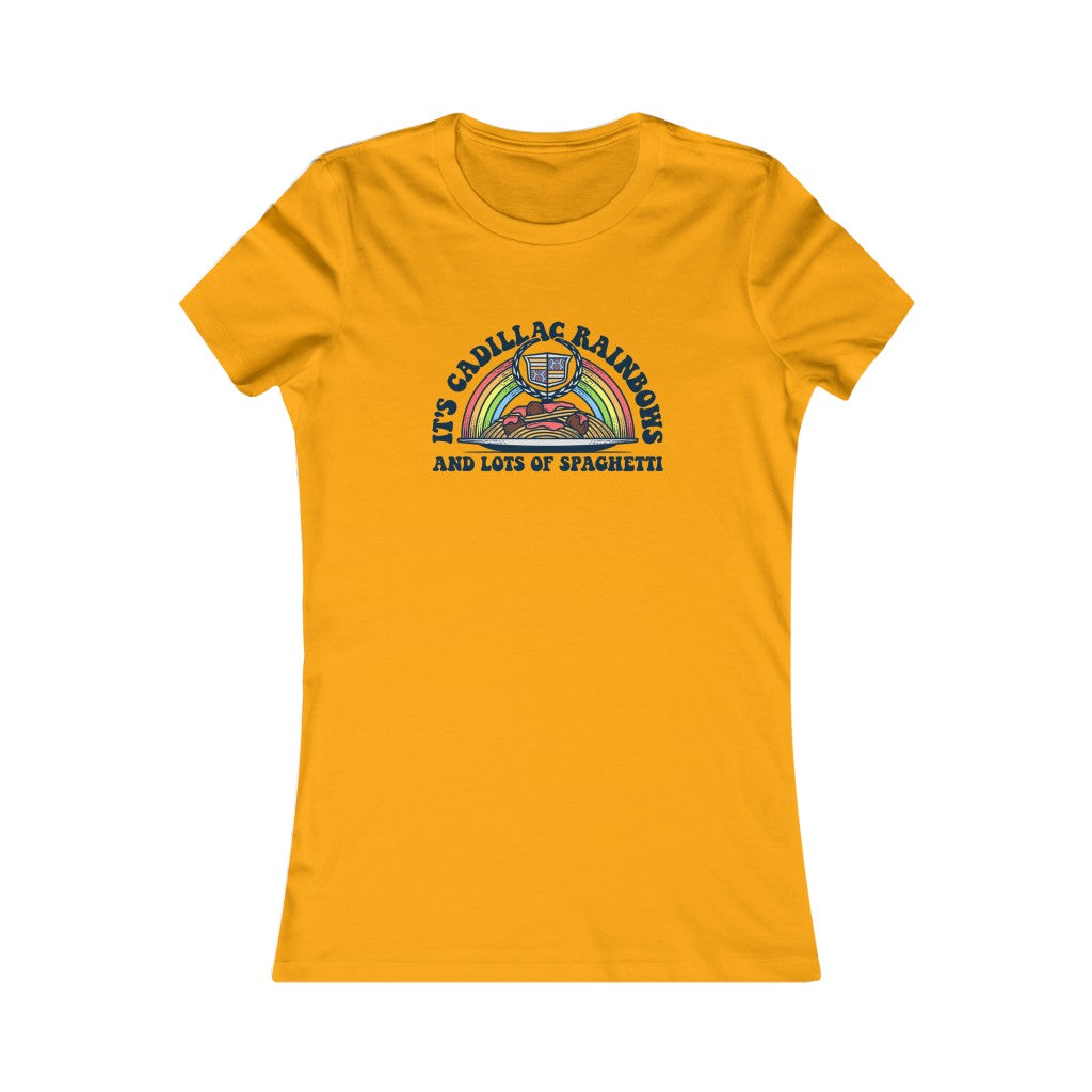 HALLEY'S COMET Cadillac/Spaghetti - Women's Bella Canvas Tee - Simplewear Phish