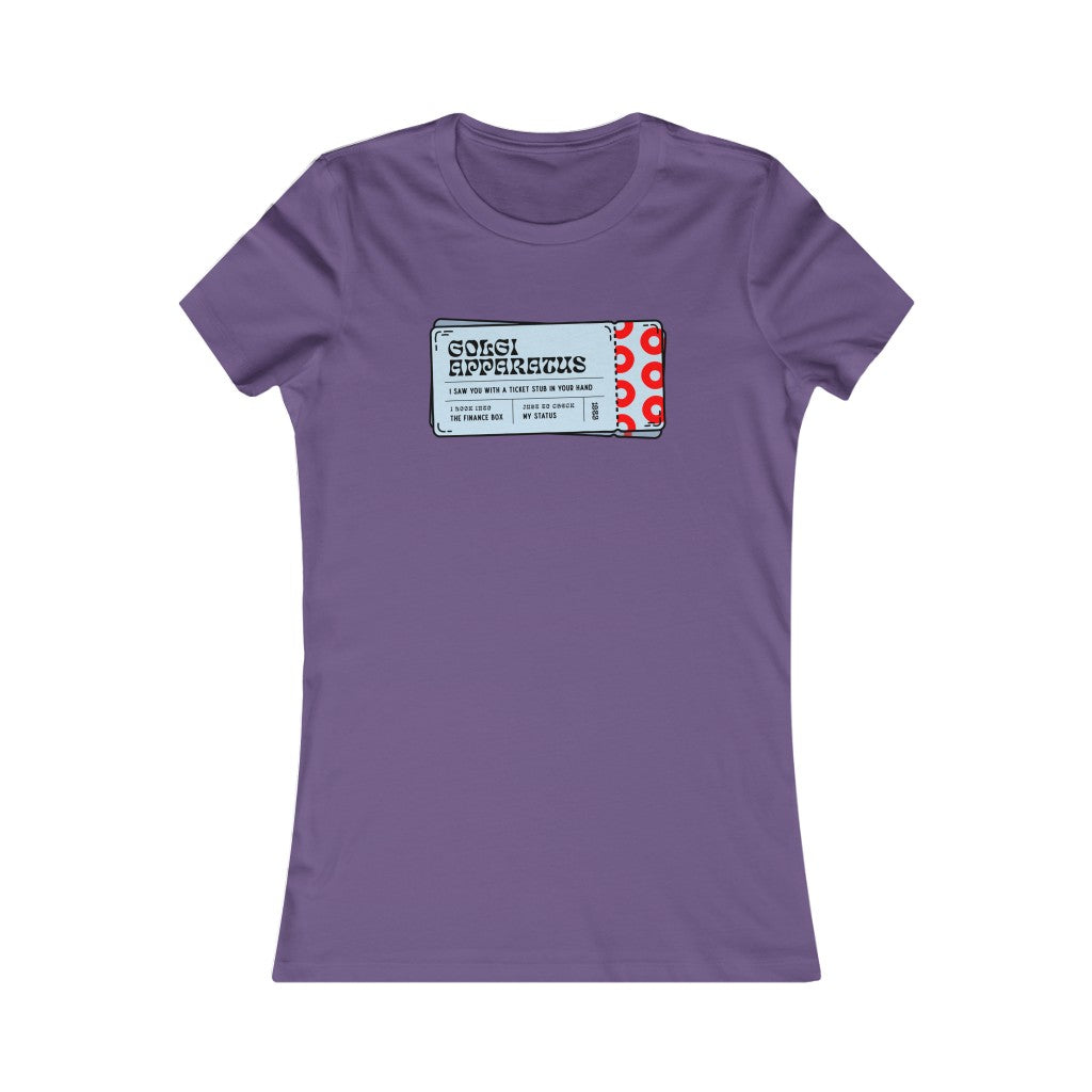 GOLGI APPARATUS Ticket - Women's Bella Canvas Tee - Simplewear Phish