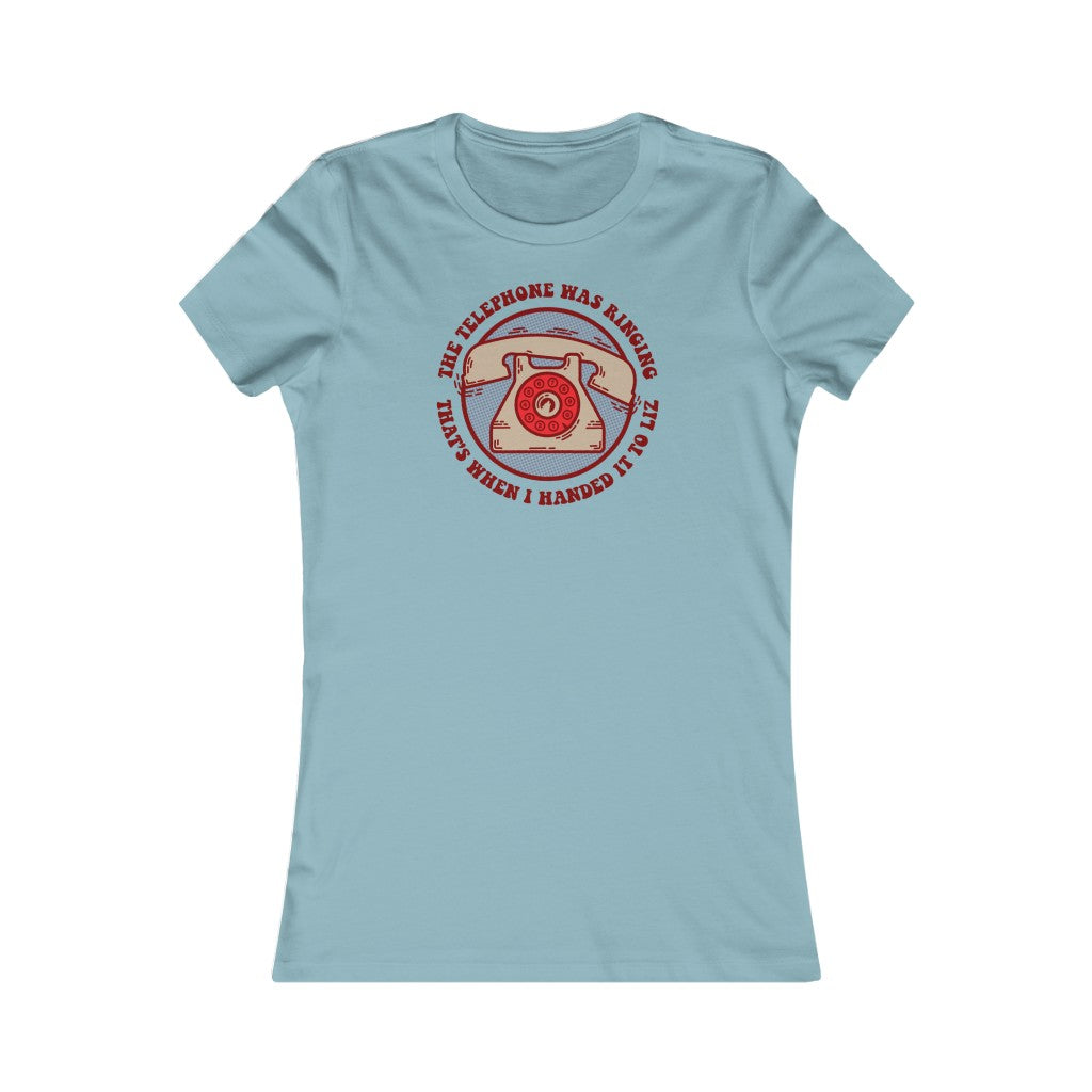 WOLFMAN'S BROTHER Telephone - Women's Bella Canvas Tee - Simplewear Phish