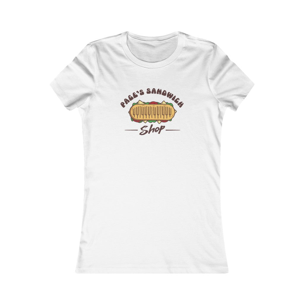 PAGE'S SANDWICH SHOP - Women's Bella Canvas Tee - Simplewear Phish