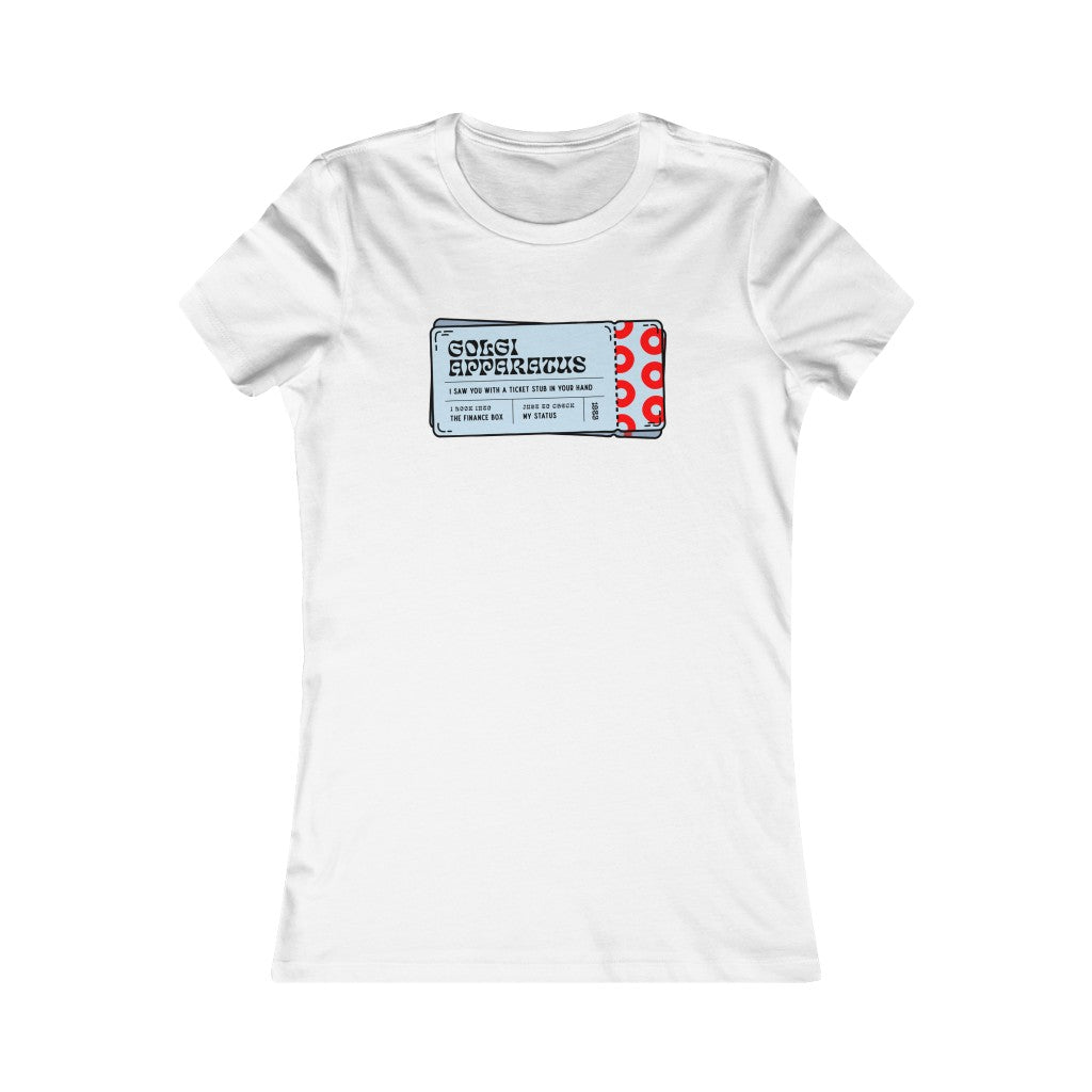 GOLGI APPARATUS Ticket - Women's Bella Canvas Tee - Simplewear Phish