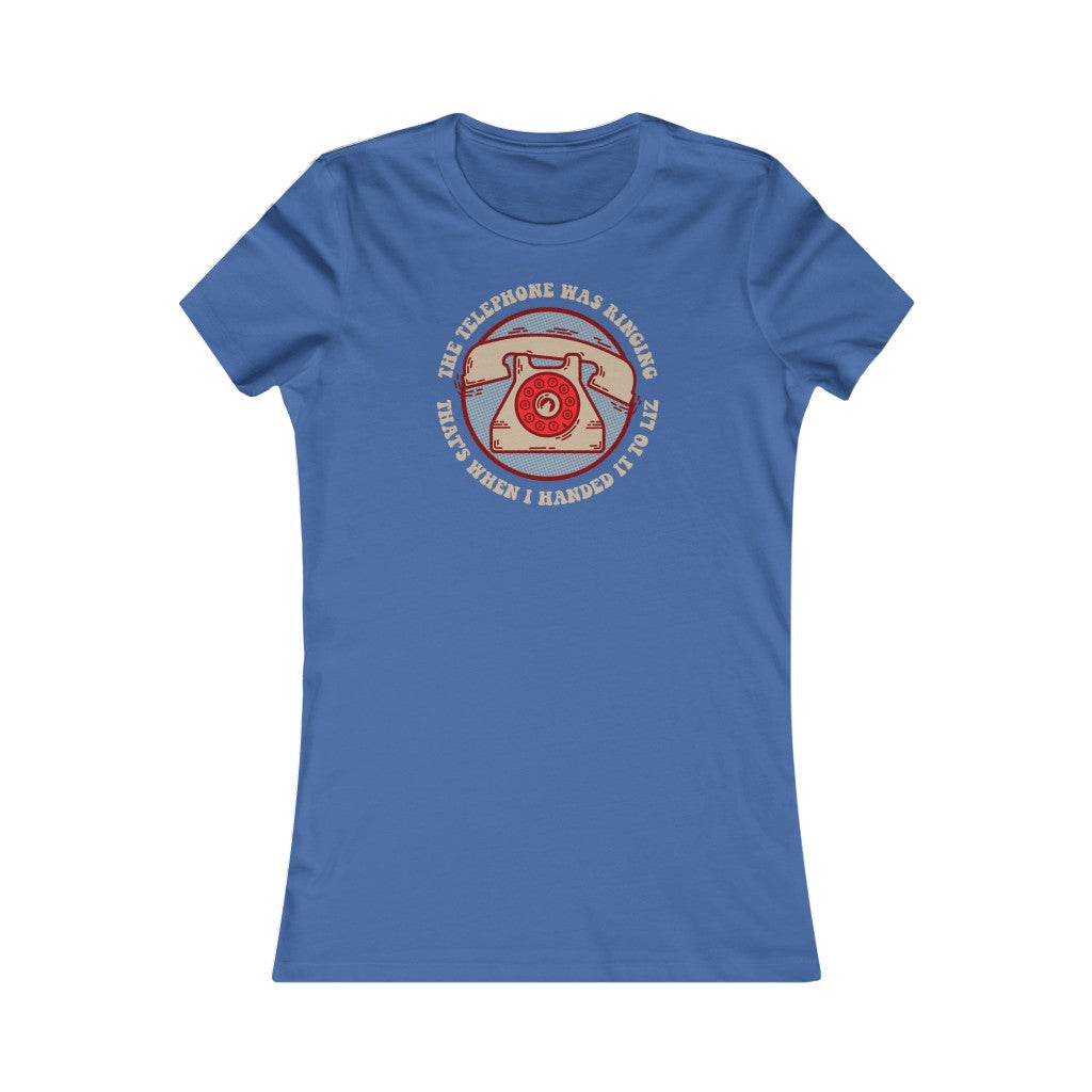 WOLFMAN'S BROTHER Telephone - Women's Bella Canvas Tee - Simplewear Phish