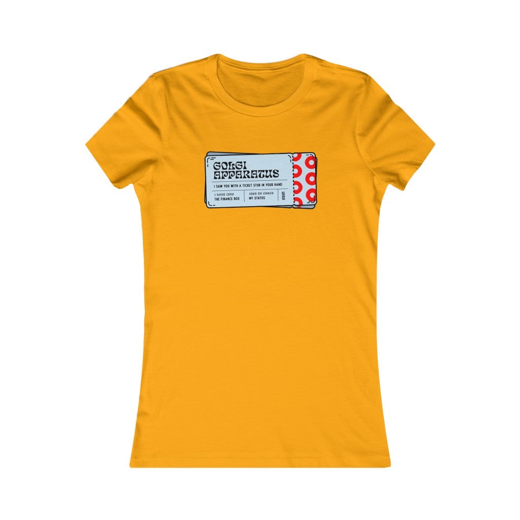 GOLGI APPARATUS Ticket - Women's Bella Canvas Tee - Simplewear Phish