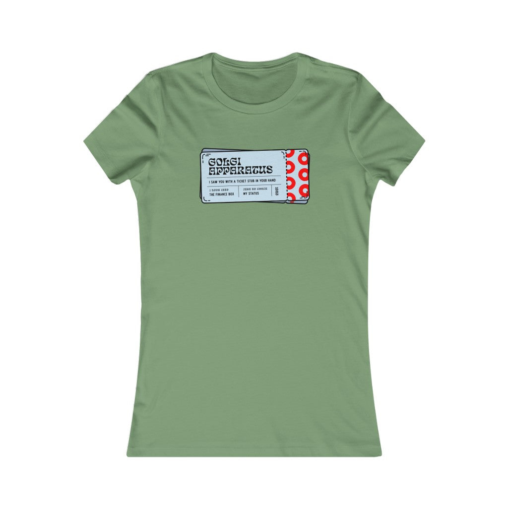 GOLGI APPARATUS Ticket - Women's Bella Canvas Tee - Simplewear Phish