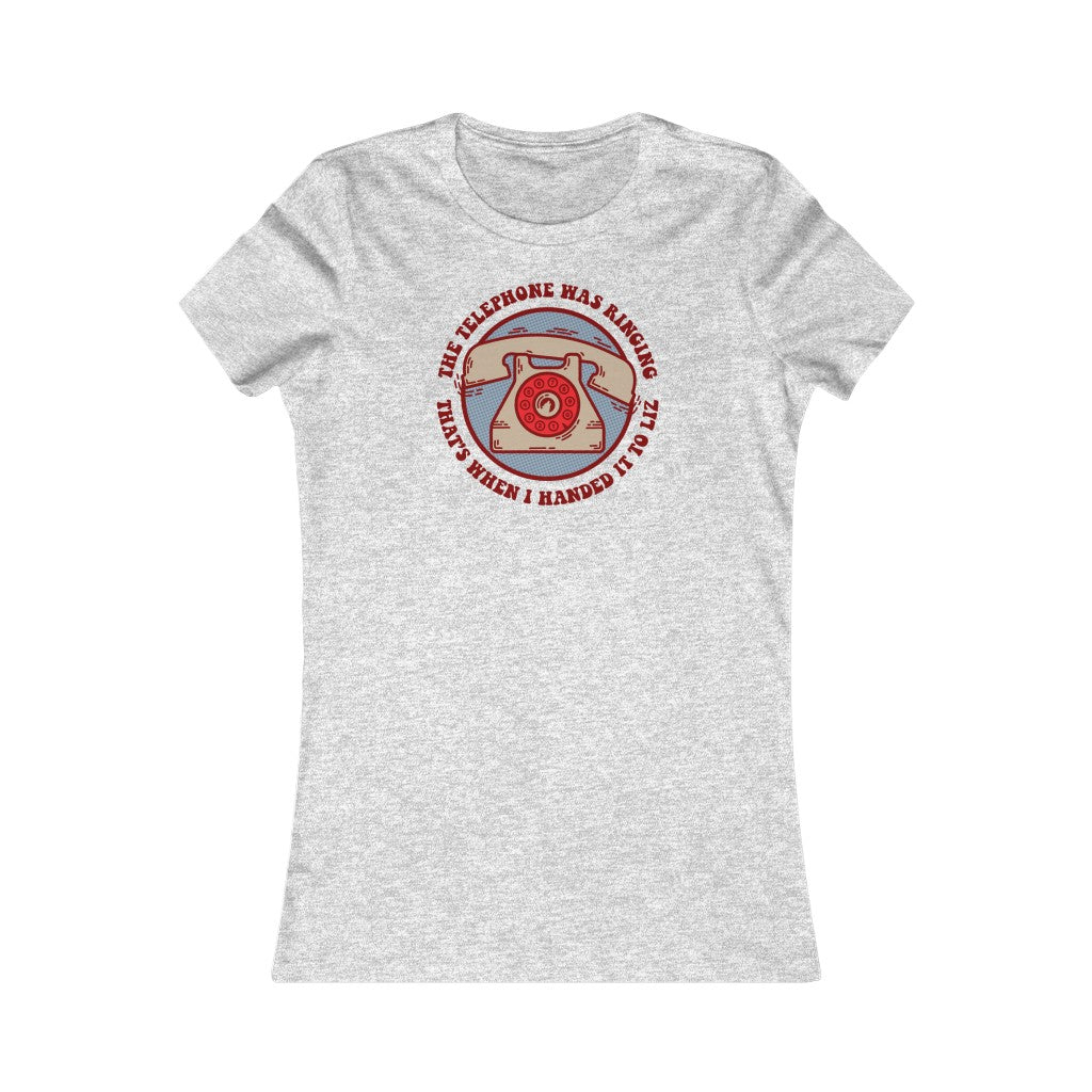 WOLFMAN'S BROTHER Telephone - Women's Bella Canvas Tee - Simplewear Phish