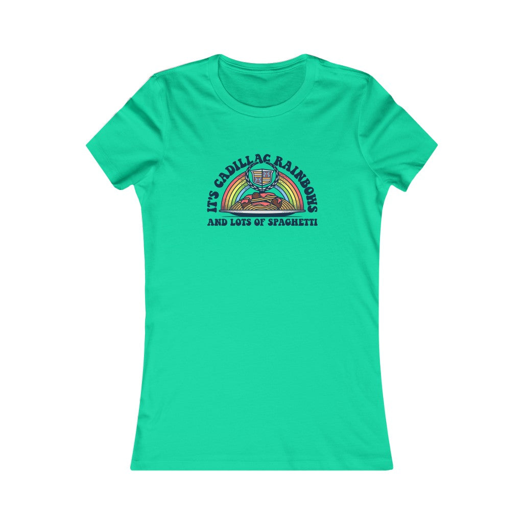 HALLEY'S COMET Cadillac/Spaghetti - Women's Bella Canvas Tee - Simplewear Phish