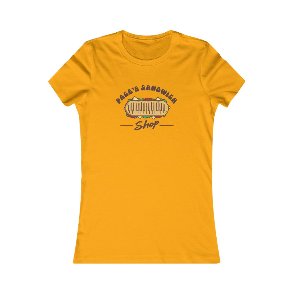 PAGE'S SANDWICH SHOP - Women's Bella Canvas Tee - Simplewear Phish