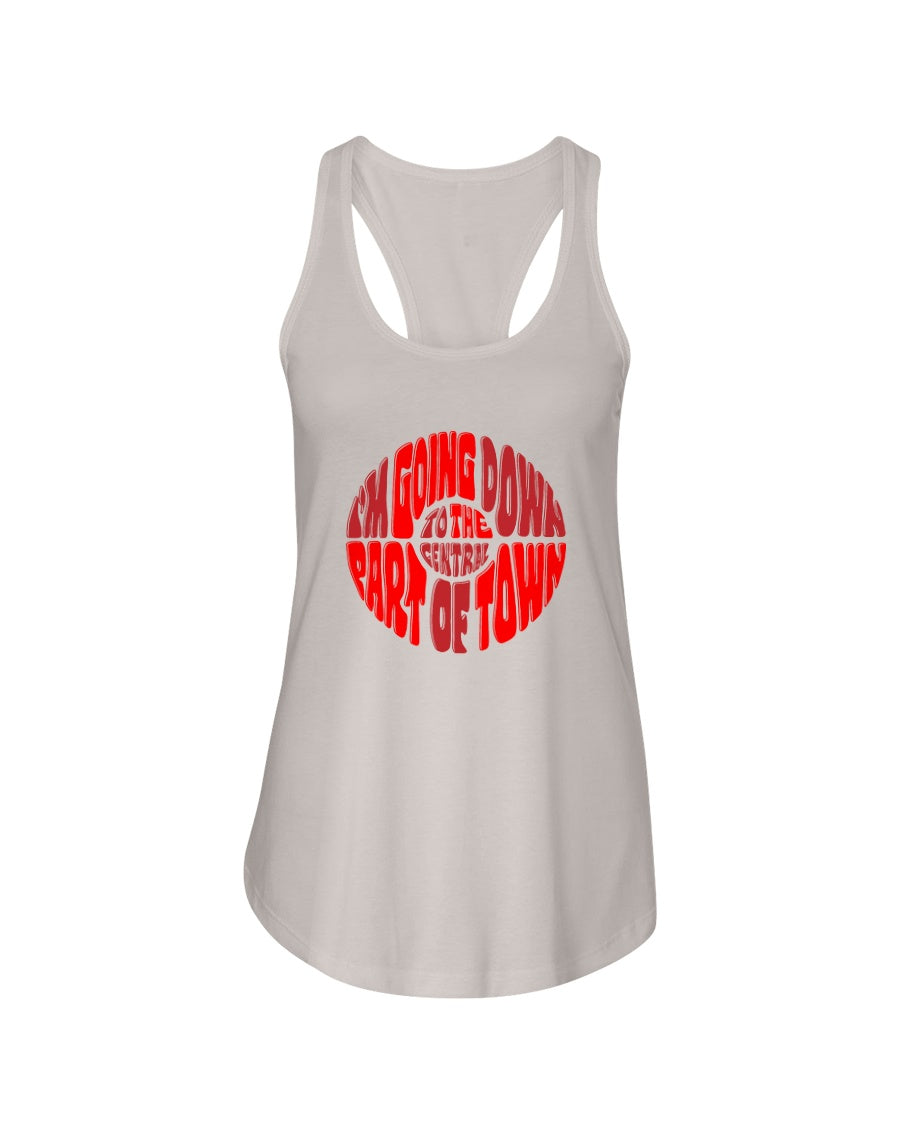 HALLEY'S COMET Town - Women's Racerback Tank - Simplewear Phish