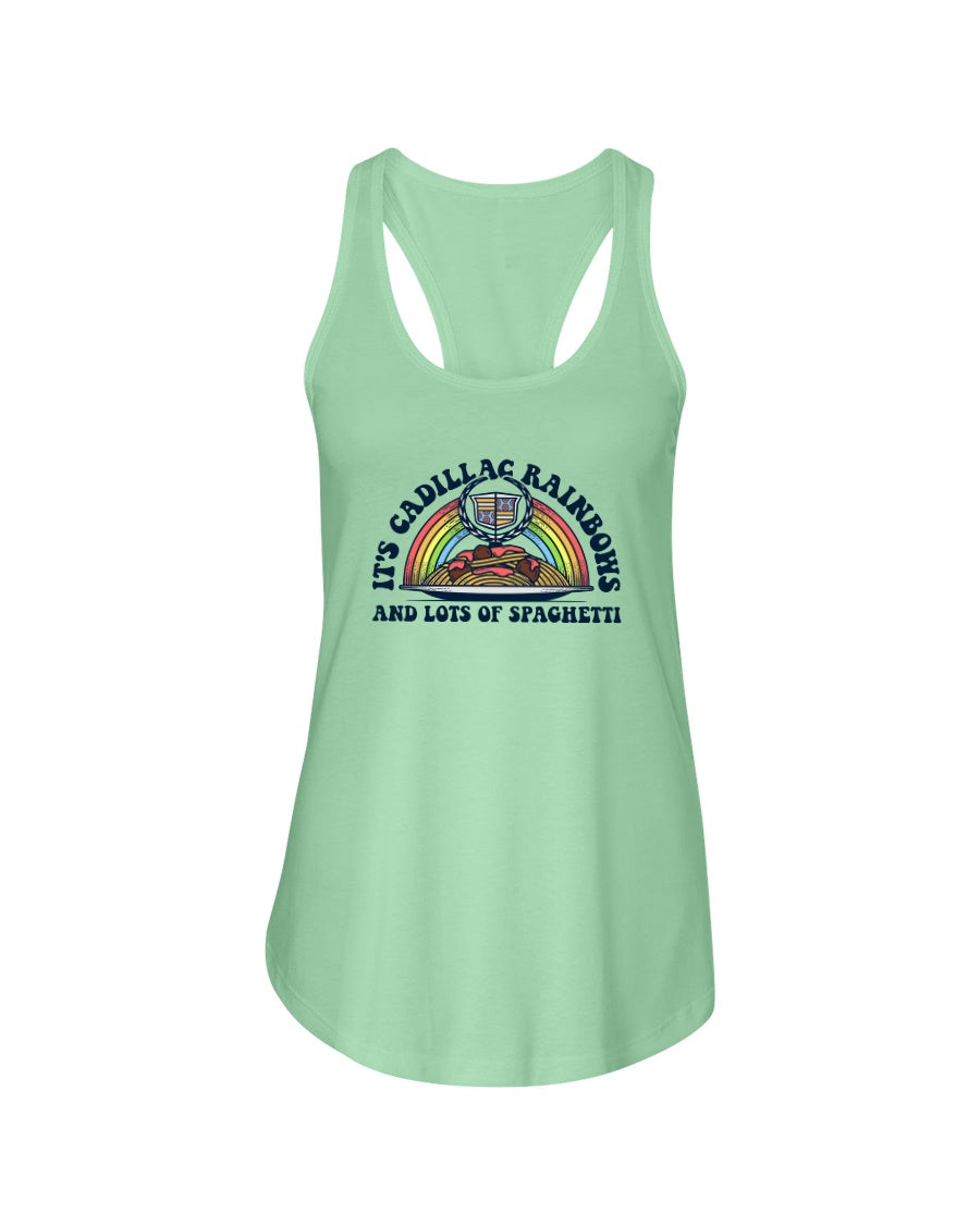 HALLEY'S COMET Cadillac/Spaghetti - Women's Racerback Tank - Simplewear Phish