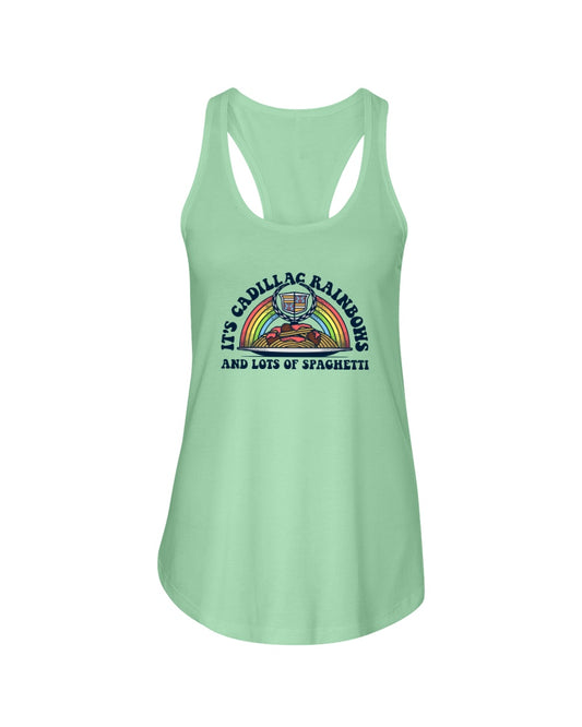 HALLEY'S COMET Cadillac/Spaghetti - Women's Racerback Tank - Simplewear Phish