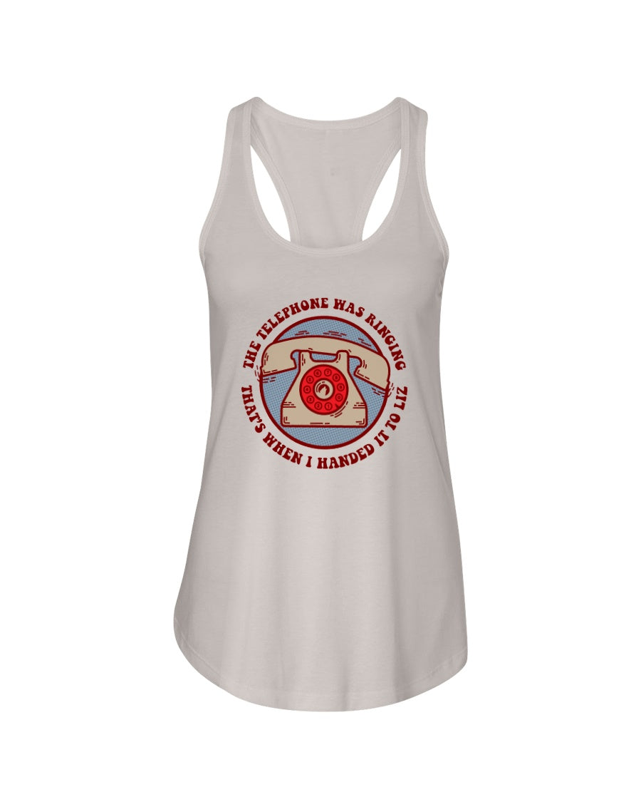 WOLFMAN'S BROTHER Telephone - Women's Racerback Tank - Simplewear Phish