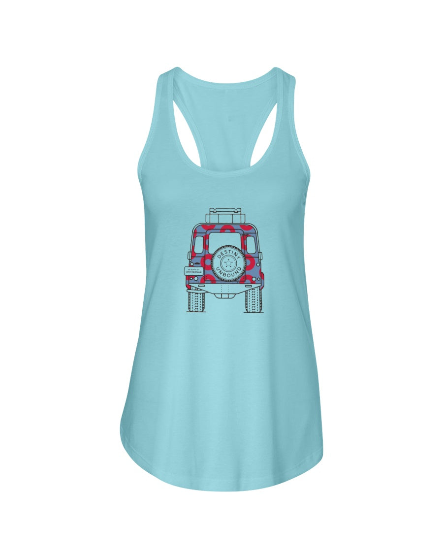 DESTINY UNBOUND - Women's Racerback Tank - Simplewear Phish