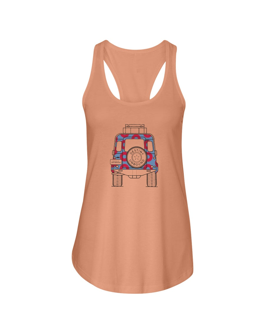 DESTINY UNBOUND - Women's Racerback Tank - Simplewear Phish