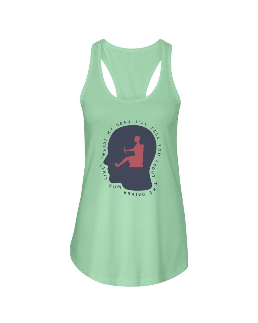 DRIVER - Women's Racerback Tank - Simplewear Phish