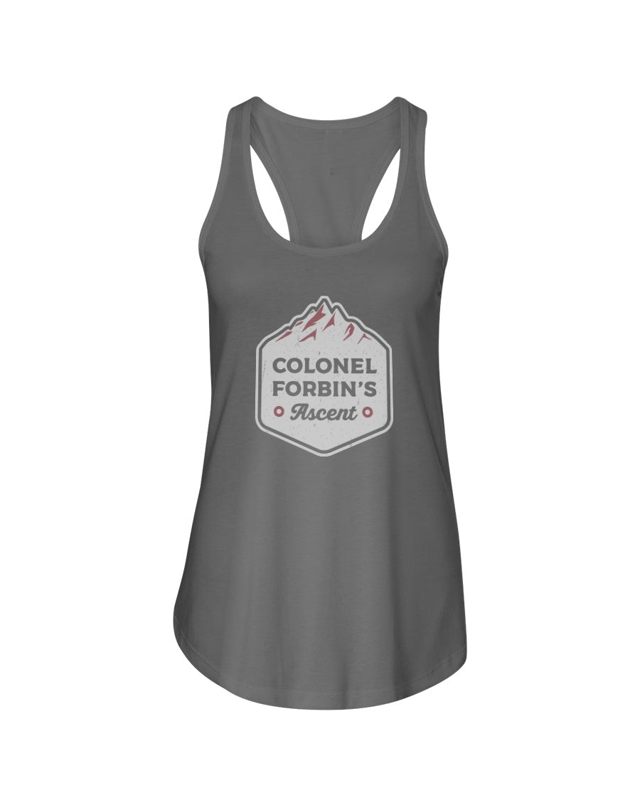 COLONEL FORBIN'S ASCENT - Women's Racerback Tank - Simplewear Phish