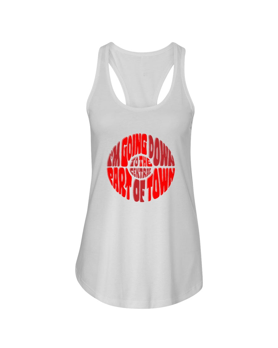 HALLEY'S COMET Town - Women's Racerback Tank - Simplewear Phish