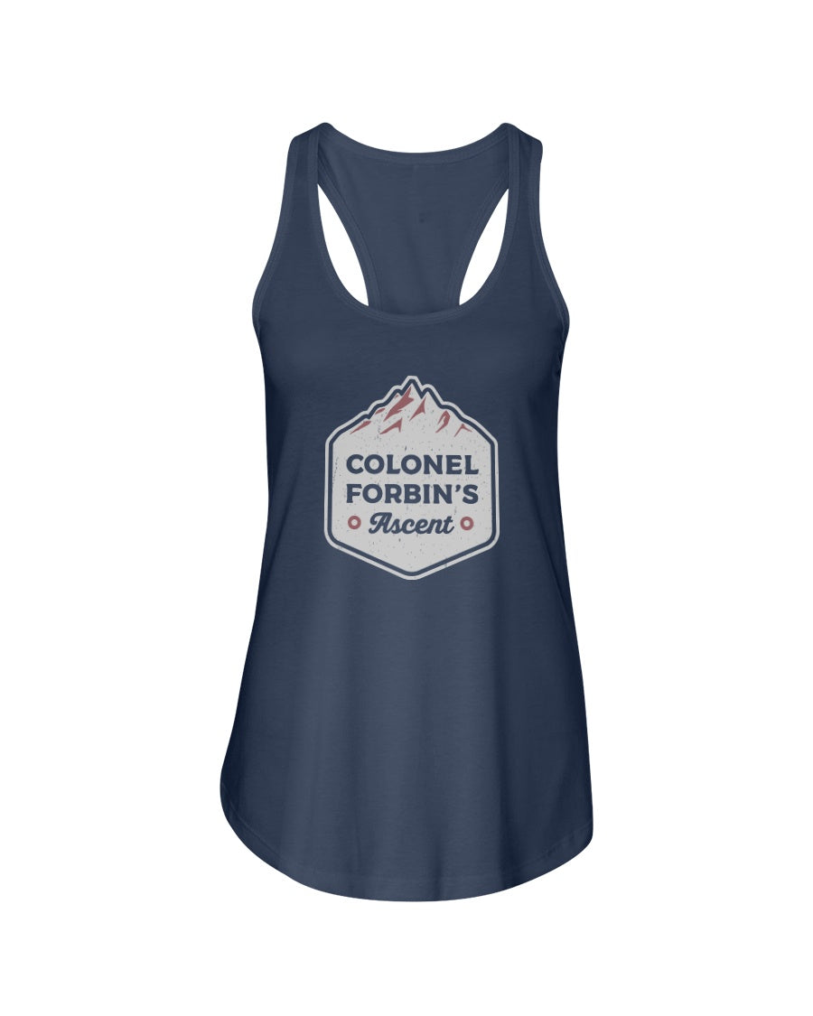 COLONEL FORBIN'S ASCENT - Women's Racerback Tank - Simplewear Phish