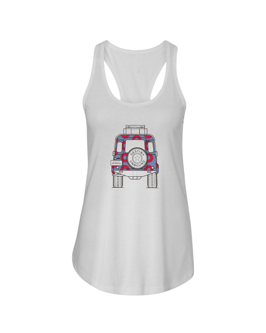 DESTINY UNBOUND - Women's Racerback Tank - Simplewear Phish