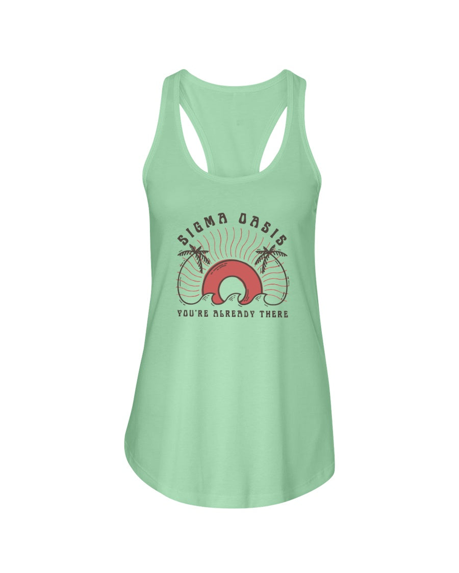 SIGMA OASIS - Women's Racerback Tank - Simplewear Phish