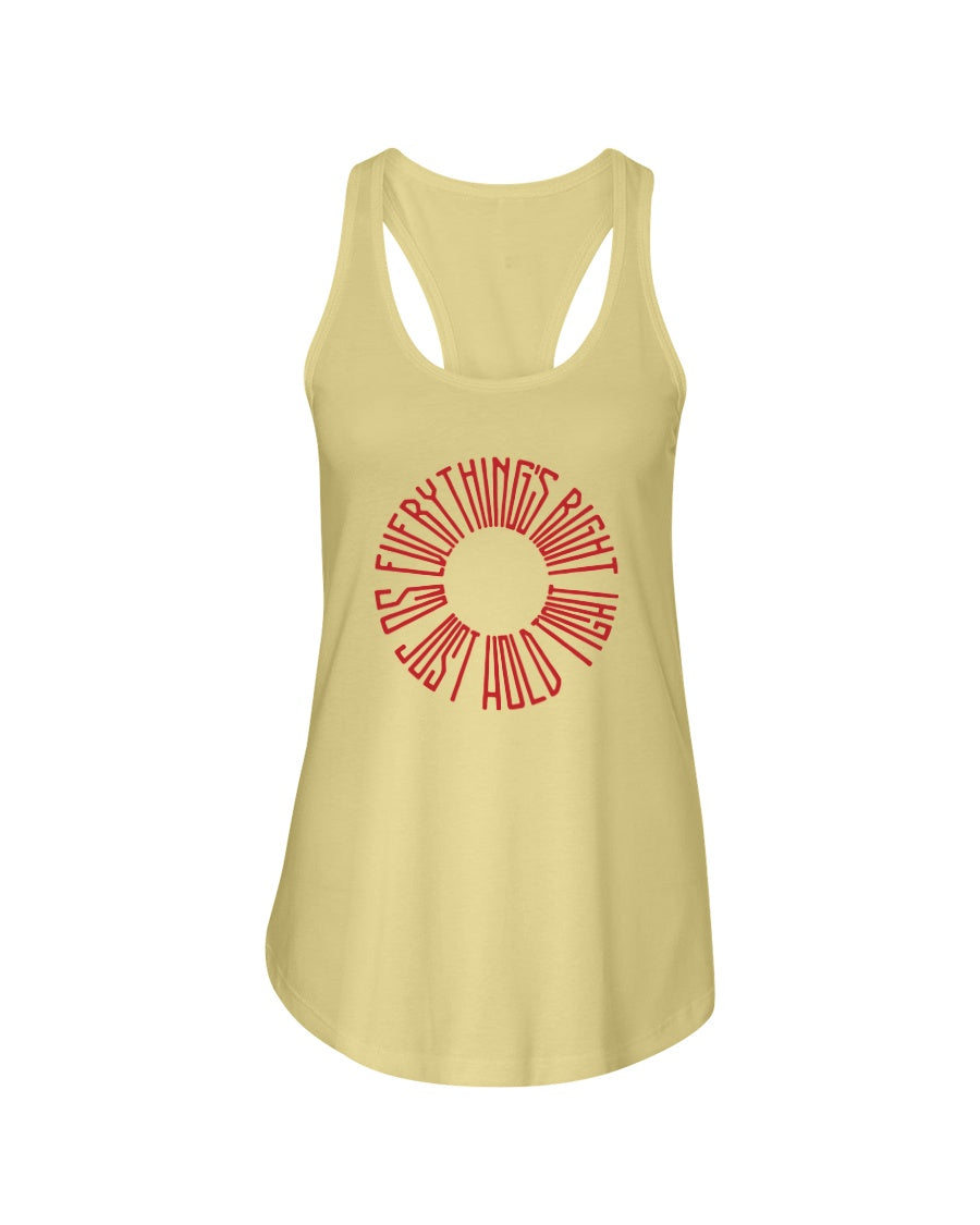 EVERYTHING'S RIGHT - Women's Racerback Tank - Simplewear Phish