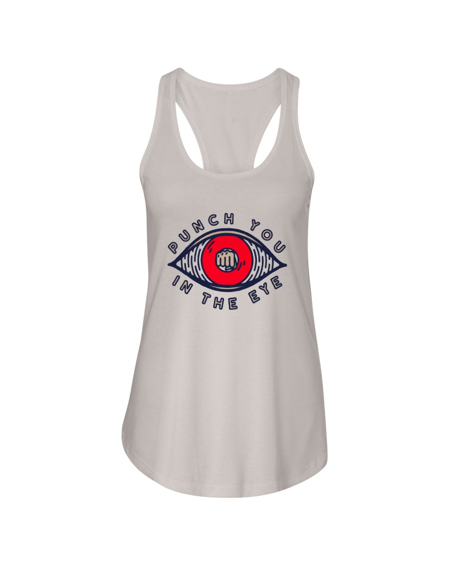 PUNCH YOU IN THE EYE - Women's Racerback Tank - Simplewear Phish