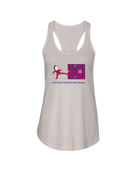 TWEEZER Freezer - Women's Racerback Tank - Simplewear Phish