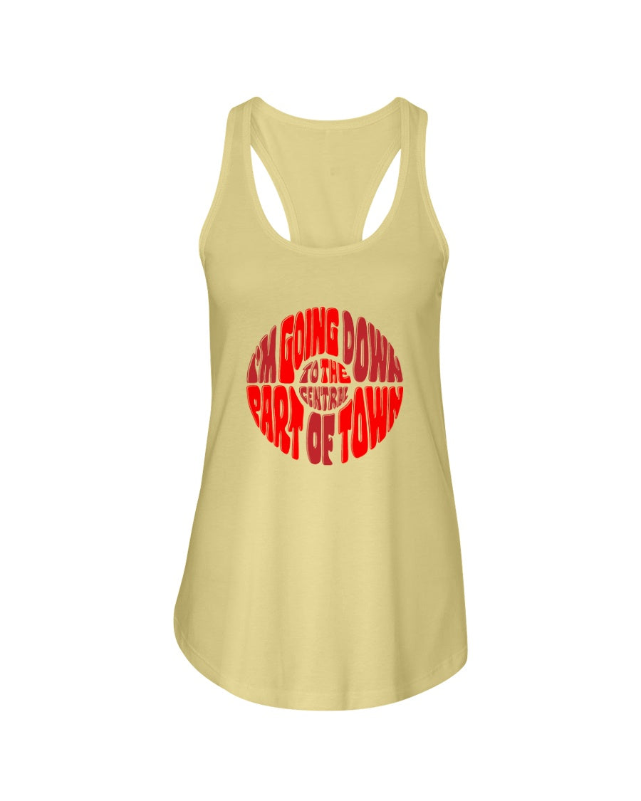 HALLEY'S COMET Town - Women's Racerback Tank - Simplewear Phish