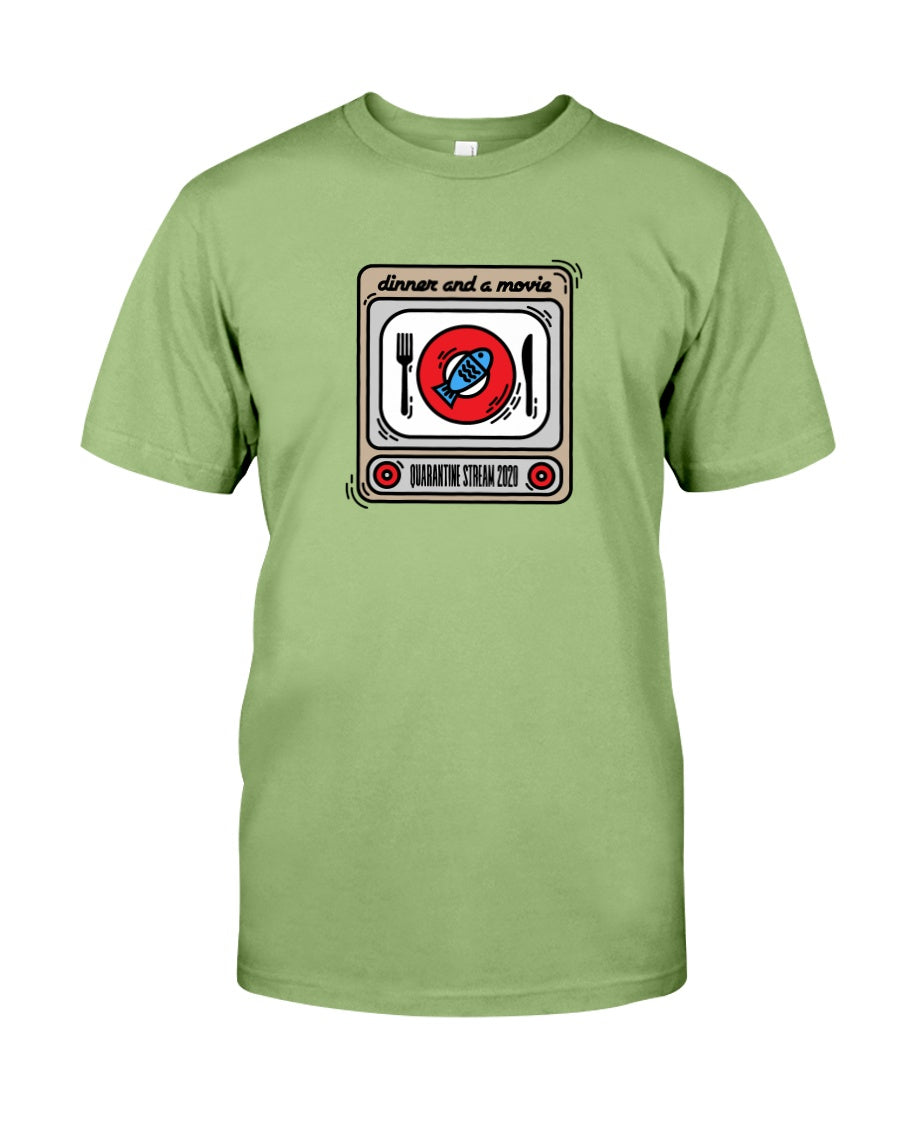 DINNER AND A MOVIE Quarantine Stream - Comfort Colors Tee - Simplewear Phish