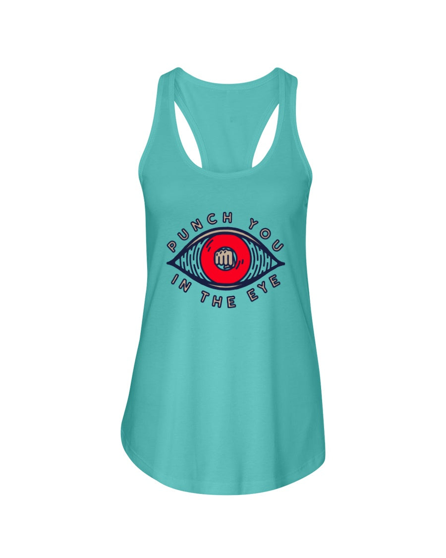 PUNCH YOU IN THE EYE - Women's Racerback Tank - Simplewear Phish