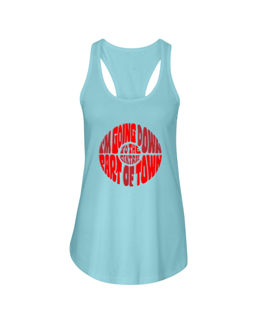 HALLEY'S COMET Town - Women's Racerback Tank - Simplewear Phish