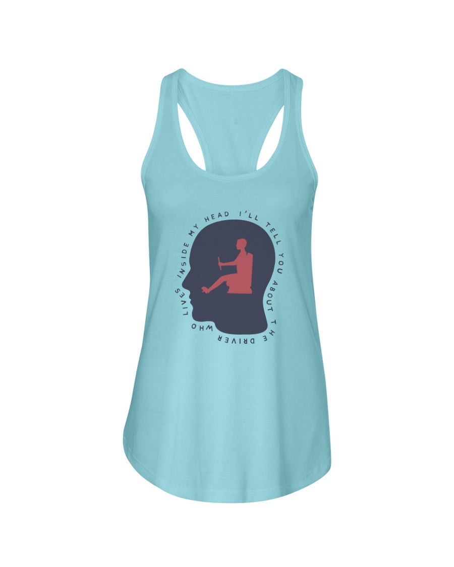 DRIVER - Women's Racerback Tank - Simplewear Phish