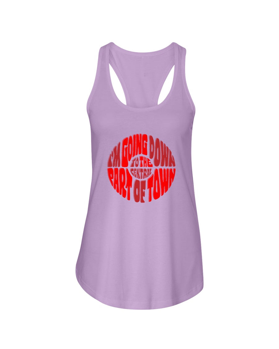 HALLEY'S COMET Town - Women's Racerback Tank - Simplewear Phish