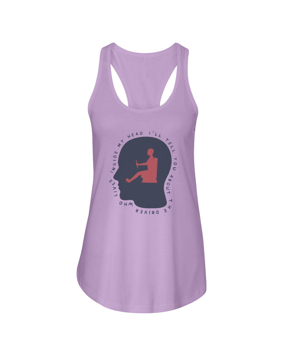 DRIVER - Women's Racerback Tank - Simplewear Phish