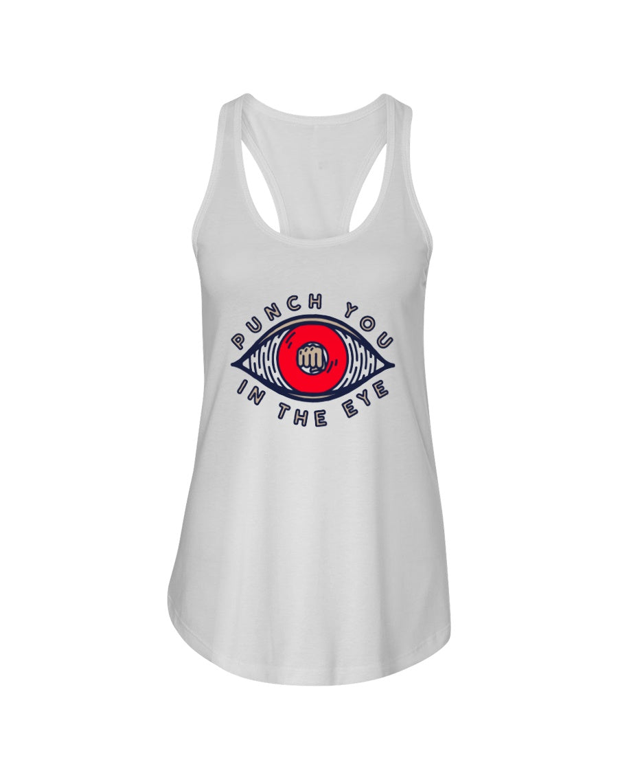 PUNCH YOU IN THE EYE - Women's Racerback Tank - Simplewear Phish