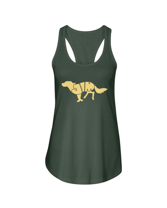 RUNAWAY JIM Dog - Women's Racerback Tank - Simplewear Phish