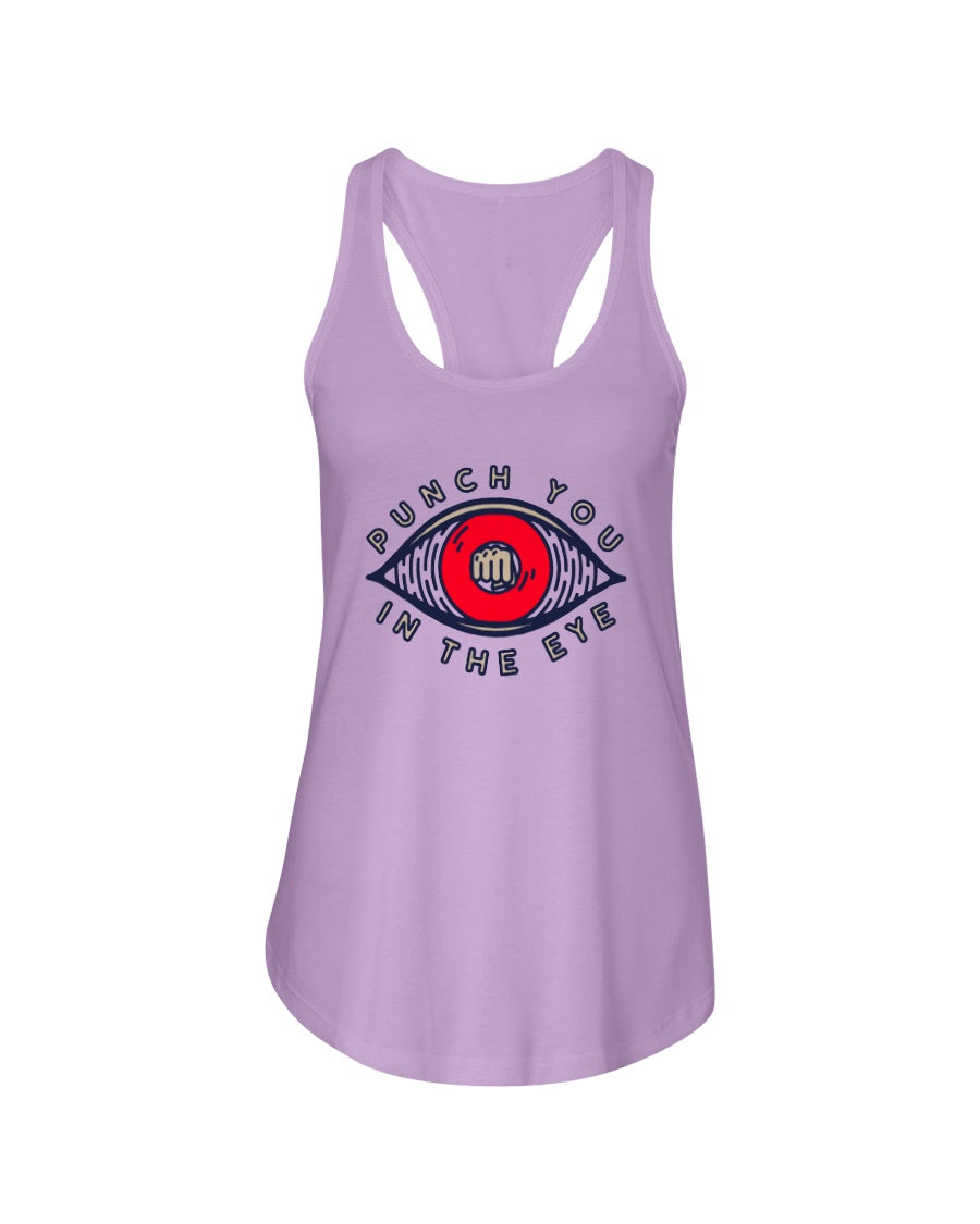 PUNCH YOU IN THE EYE - Women's Racerback Tank - Simplewear Phish